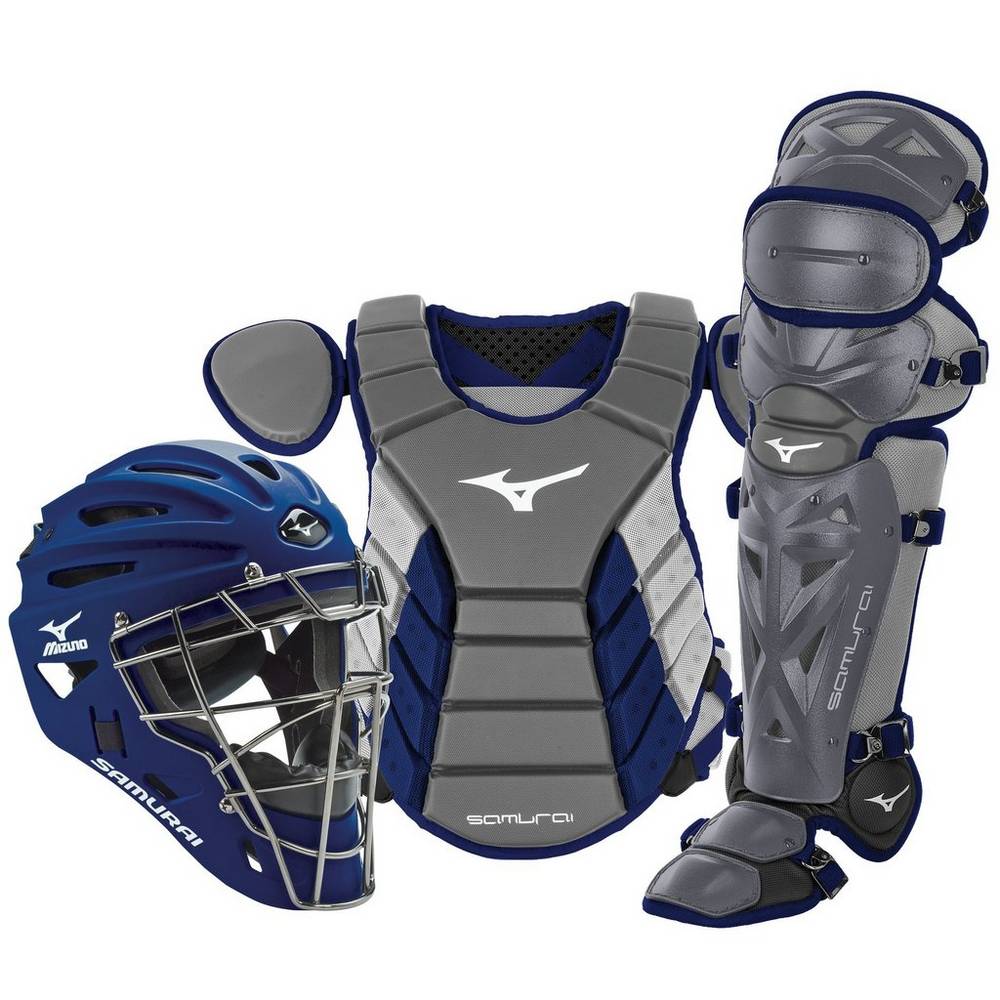 Catchers Gear Mizuno Samurai Adult 16" Boxed Hombre Gris/Azul Marino Ofertas ERLG-34971